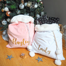 Load image into Gallery viewer, personalised christmas sacks, personalised santa sacks afterpay, santa sack australia - Love and Labels