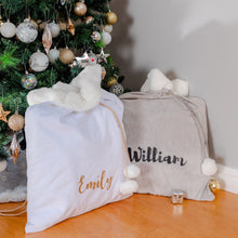 Load image into Gallery viewer, personalised christmas sacks, personalised santa sacks afterpay, santa sack australia - Love and Labels