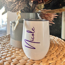 Load image into Gallery viewer, Personalised Wine Tumbler, bridesmaid gift ideas - Love and Labels