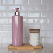 Load image into Gallery viewer, Refillable bathroom bottles, white labels, black labels, labels, Pump bottles, reusable bathroom bottles, Love and Labels
