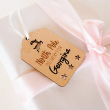Load image into Gallery viewer, name labels, gift tags, personalised christmas ornaments, wooden gift tag - Love and Labels