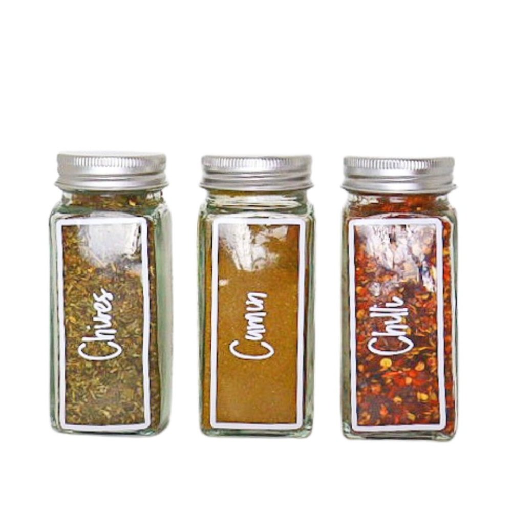 Rectangular spice jars hotsell