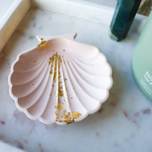 Load image into Gallery viewer, mermaid dish, shell trinket dish handmade in australia - love and labels