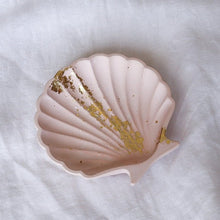 Load image into Gallery viewer, mermaid dish, shell trinket dish handmade in australia - love and labels
