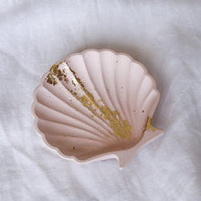 Load image into Gallery viewer, mermaid dish, shell trinket dish handmade in australia - love and labels
