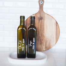 Load image into Gallery viewer, kitchen labels, oil bottle labels, white labels - Love and Labels

