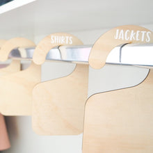 Load image into Gallery viewer, wardrobe dividers, closet organisers, closet organizers, labels - Love and Labels