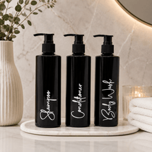 Load image into Gallery viewer, 250ml Travel Sized Refillable Bottles, Custom Labels - Love and Labels
