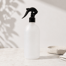 Load image into Gallery viewer, 500ml Frosted Glass Spray Bottles - Customisable - Love and Labels
