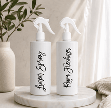 Load image into Gallery viewer, 500ml Refillable White Spray Bottle - Love and Labels
