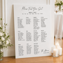 Load image into Gallery viewer, A1 Seating Chart for Wedding, Engagement, Events - Love and Labels
