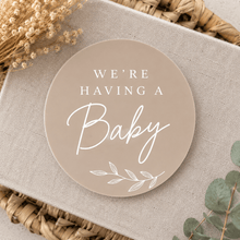 Load image into Gallery viewer, Baby announcement | We’re having a baby - Love and Labels
