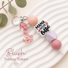 Load image into Gallery viewer, Beaded Keyrings, Bag Charms &amp; Trolley Tokens - Love and Labels
