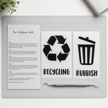 Load image into Gallery viewer, Bin Labels, Rubbish &amp; Recycling Labels - Love and Labels
