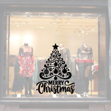 Load image into Gallery viewer, Christmas Window Signage - Christmas Tree - Love and Labels
