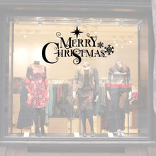Load image into Gallery viewer, Christmas Window Signage - Merry Christmas - Love and Labels
