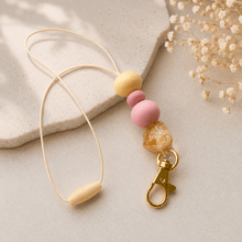 Load image into Gallery viewer, Crystal Teacher Lanyard | Silicone Beaded Lanyards - Love and Labels
