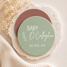 Load image into Gallery viewer, Custom Baby Announcement Plaque - Love and Labels

