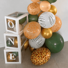 Load image into Gallery viewer, Custom Balloon Box Letter &amp; Number Decals - Love and Labels
