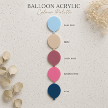 Load image into Gallery viewer, Custom Birth Announcement Plaque - Balloon - Love and Labels
