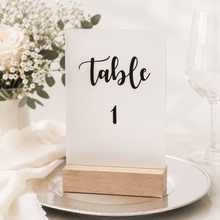 Load image into Gallery viewer, Custom Design Table Numbers for Weddings &amp; Events - Love and Labels

