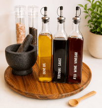 Load image into Gallery viewer, Custom Labels for 250ml, 500ml Oil &amp; Vinegar Bottle - Love and Labels
