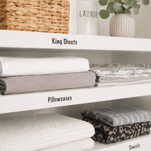 Load image into Gallery viewer, Custom Linen Cupboard Labels - Love and Labels

