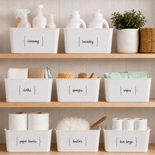 Load image into Gallery viewer, Custom Pantry Labels for Storage Bins - Love and Labels
