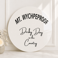 Load image into Gallery viewer, Custom Round Acrylic Business Sign with Logo | 500mm - Love and Labels
