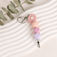 Load image into Gallery viewer, Daisy Teacher Lanyards | Silicone Beaded Lanyards for Educators - Love and Labels
