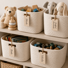 Load image into Gallery viewer, Nursery Storage Tags - Love and Labels
