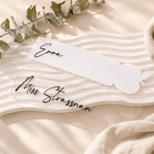 Load image into Gallery viewer, Personalised Acrylic Teachers Bookmark - Love and Labels
