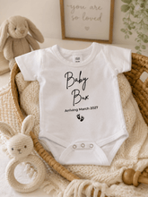 Load image into Gallery viewer, Personalised Baby Announcement Onesie | Another Grandchild Arriving - Love and Labels
