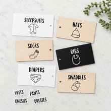 Load image into Gallery viewer, Personalised Baby Clothing Organisation Tags &amp; Labels - Love and Labels
