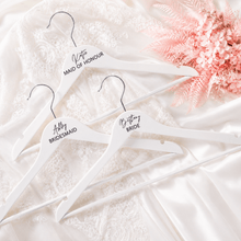 Load image into Gallery viewer, Personalised Bridal Party Hangers - Love and Labels
