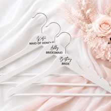 Load image into Gallery viewer, Personalised Bridal Party Hangers - Love and Labels
