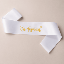 Load image into Gallery viewer, Personalised Bride Sashes - Love and Labels
