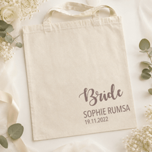 Load image into Gallery viewer, Personalised Bridesmaids Tote Bag - Love and Labels

