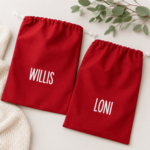 Load image into Gallery viewer, Personalised Drawstring Bag - Love and Labels
