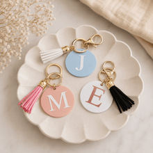 Load image into Gallery viewer, Personalised Keyring teacher gift with initials - Love and Labels
