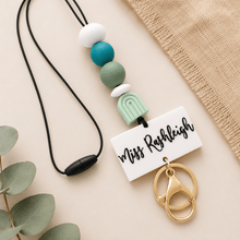 Load image into Gallery viewer, Personalised Lanyard Tags | Custom Teacher Name Tags - Love and Labels

