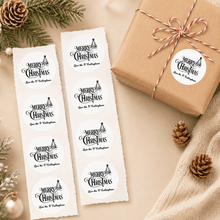 Load image into Gallery viewer, Personalised Merry Christmas Stickers - Love and Labels
