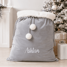 Load image into Gallery viewer, Personalised Santa Sacks - Velvet - Love and Labels

