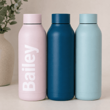 Load image into Gallery viewer, Personalised Water bottle - CLEARANCE - Love and Labels
