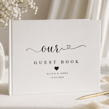 Load image into Gallery viewer, Personalised Wedding Guest Book Decal - Love and Labels
