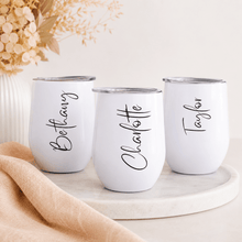 Load image into Gallery viewer, Personalised Wine Tumbler - Love and Labels
