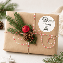 Load image into Gallery viewer, Personalised With Love From Santa Stickers - Love and Labels

