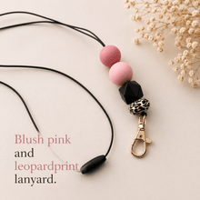 Load image into Gallery viewer, Pink Teacher Lanyards | Silicone Beaded Lanyards - Love and Labels
