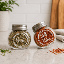 Load image into Gallery viewer, Round Spice Jar Labels - Love and Labels
