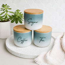 Load image into Gallery viewer, Signature Tea, Coffee, Sugar, Hot Chocolate Canister Labels - Love and Labels
